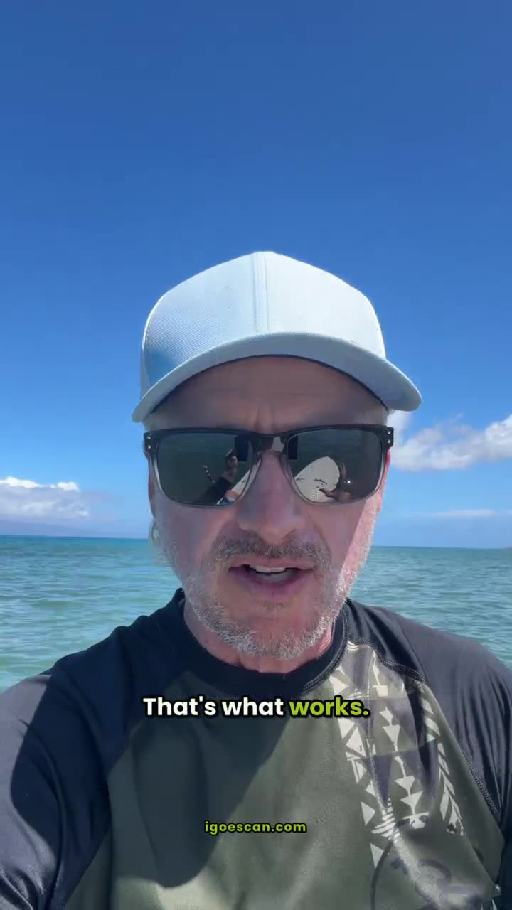 Jeff Igoe on his paddleboard off Maui: How Many Patients Did You Miss Today?